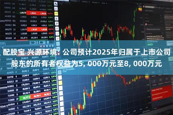 配股宝 兴源环境: 公司预计2025年归属于上市公司股东的所有者权益为5, 000万元至8, 000万元