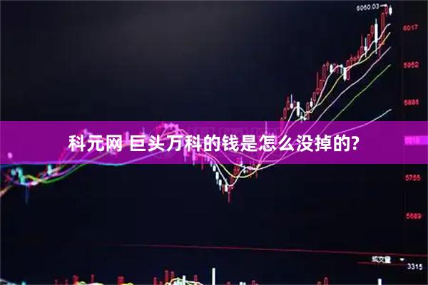 科元网 巨头万科的钱是怎么没掉的?